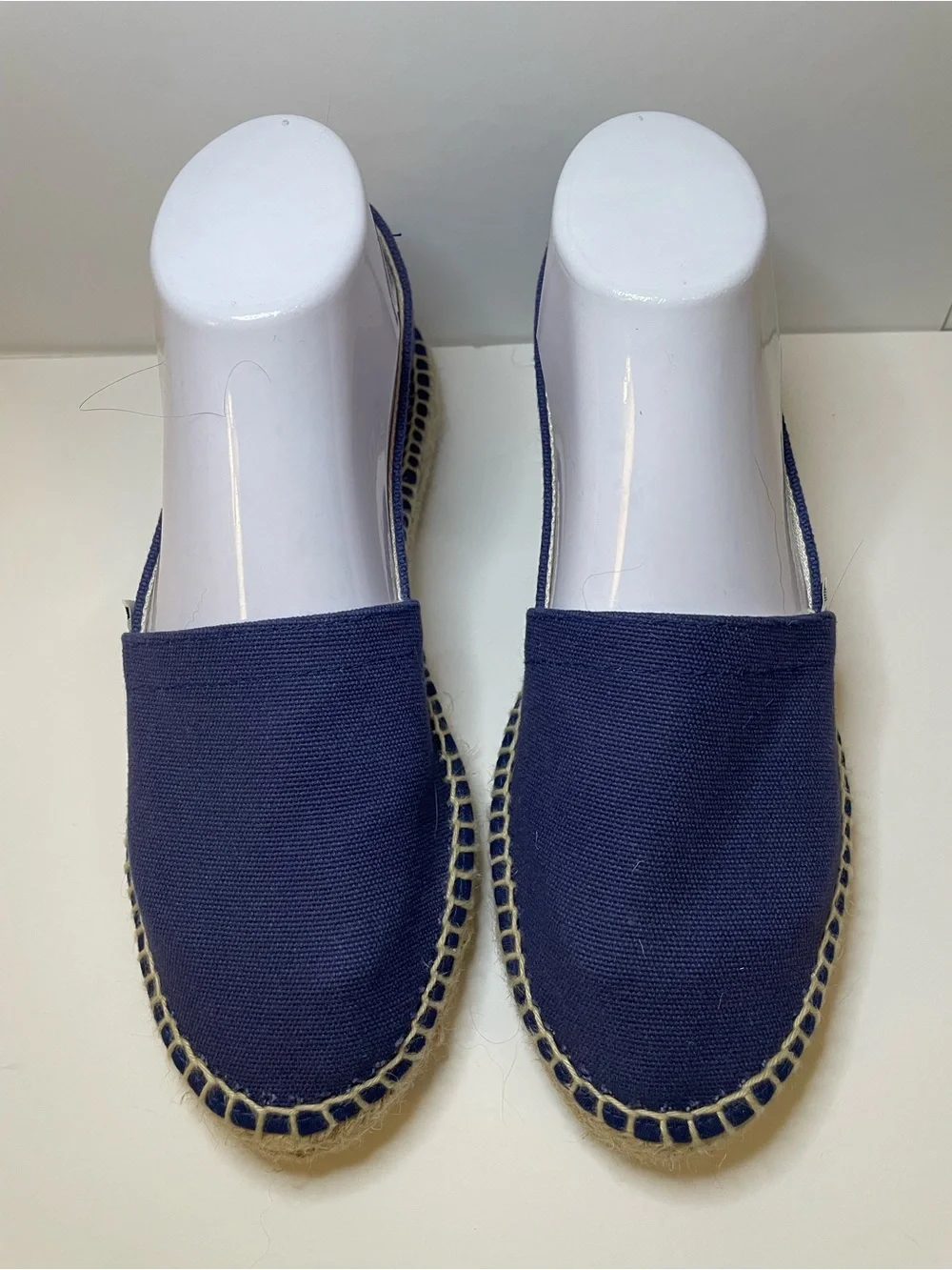Classic Women's Navy Espadrille Slip-Ons